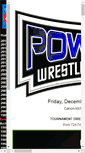 Mobile Screenshot of poweradewrestling.com