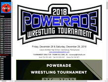 Tablet Screenshot of poweradewrestling.com